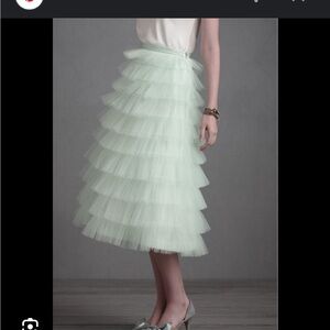 BHLDN Hitherto Layered Tulle Skirt